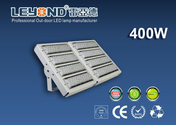 IP66 Rating 400W LED Modular Flood Light White 160lm/w Outdoor Application for Sport Ground Lighting